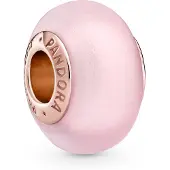 Pandora Matte Pink Murano Glass berlock 789421C00