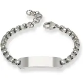 Ace of Spades armband med gravyrplatta Steel SSB-8644/19+3cm