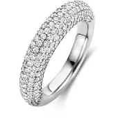 Ti sento silver pave ring 12287ZI/56