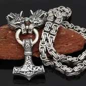 Varia Design Wolves halsband silver