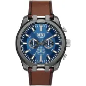 Diesel Split Chronograph brown leather DZ4643