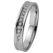 Kohinoor förlovningsring 3,5mm ; 14K vitguld 003-120 23