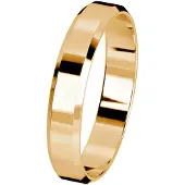 Kohinoor gult guld förlovningsring 4 mm 003-614-195
