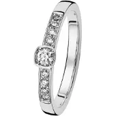 Kohinoor 033-240V-21 Diamantring vitguld Stella 16
