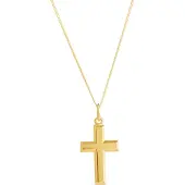 Top Gold silver kors guldpläterad 5256731500