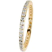 Kohinoor Rosa alliansring i guld med diamanter 933-260-37B4-170