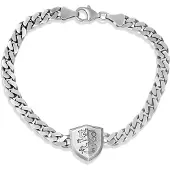 Lempikoru Patriot armband med platta 4550600210
