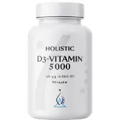 Holistic D3-vitamin 5000 90 kapslar