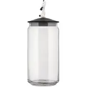 Alessi Lula Jar Glasburk För Hundmat 150 cl Svart