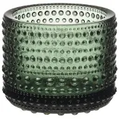 Iittala Kastehelmi Ljuslykta 6,4 Cm - Ljuslyktor Glas Tallgrön