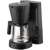 Alessi Plissé Kaffebryggare Svart