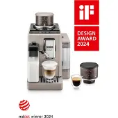 De'Longhi Rivelia EXAM440.55.BG - Automatisk kaffekokare med mjölkskummare - 19 bar - sandbeige