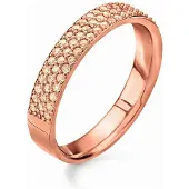 Folli Follie 3r16s036rs-56 Ring Guld 56 Man