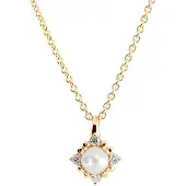 Kohinoor Celeste guld pärlhänge 123-440-04