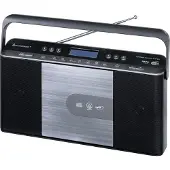 Soundmaster Soundmaster: Boombox CD Radio FM Snabbval RCD1870SW Svart/Silvergrå