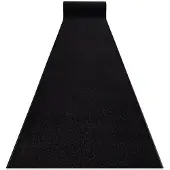 Rugsx Löpare KARMEL enkel, en färg svart 70 cm 70x200 cm