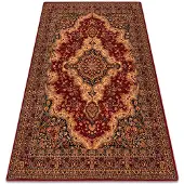 Rugsx Ullmatta POLONIA KRÓLEWSKI vinröd 235x350 cm