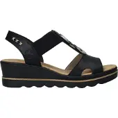 Rieker Sandal ljusgrå / svart