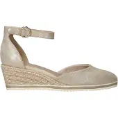 Tamaris Espadriller 22309-179 kvinnor - Guldfärgad - 38