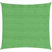 vidaXL Solsegel 160 g/m² ljusgrön 4,5x4,5 m HDPE