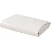 vidaXL Presenning 650 g/m² 4x4 m vit