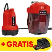 Einhell Power X-Change GE-SP 18 Li - Solo 4181500 Klarvattenpump dränkbar 5000 l/h 8 m