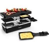 Tefal RE2308, 2 personer, Svart, Silver, Rektangulär, 1,1 m, 400 W, 148 mm