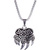 Northern Viking Jewelry Små Björnens Tass halsband NVJRS106