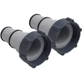 vidaXL Simbassängslangadaptrar 2 st Plast 92803