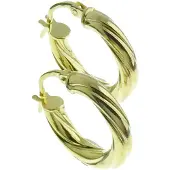 None Örhänge i 14k guld 16mm KR1-34