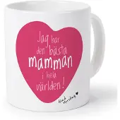 Smartphoto Vit kaffemugg - Hjärta