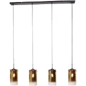 Freelight Glas pendellampa Ventotto, dimbar, Vardagsrum / matsal, Glas, Modern, Pendellampa