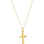 Top Gold silver kors guldpläterad 5256721500