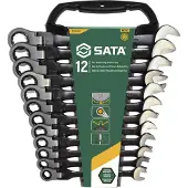 Sata Skiftnyckelset ST08033; 8-19 mm; 12 st.