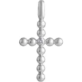 Lempikoru Pearl vitguld kors med diamant 89 088 40 000
