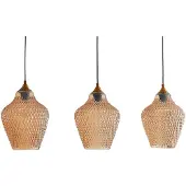 LINDBY Taklampa , Drakar, dimbara, Beige, Kök, Glas, Vintage / retro
