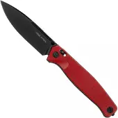 Real Steel Huginn 7652RB Black VG-10, Red G10, pocket knife