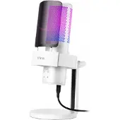 Fifine A9W studiomikrofon med stativ (vit)