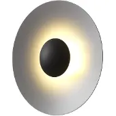 Marset Vägglampa , Ginger 42 C, dimbara, Grå, Vardagsrum, Metall, Design