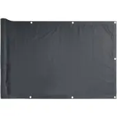 vidaXL Balkongskärm antracit 75x300 cm oxfordtyg