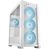 Asus TUF Gaming GT302 ARGB Midi-Tower Datorchassi Vit 4 Förinstallerade Fläktar, Integrerad belysning, Dammfilter, Sidofönster