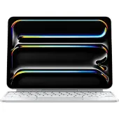 Apple Magic Keyboard för 11" iPad Pro (M4) - tangentbord och skydd, vit (MWR03)