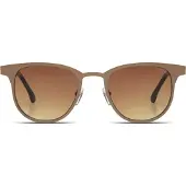 Komono Francis steel Pale copper solglasögon