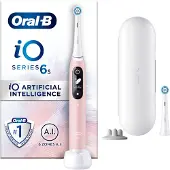 Oral-B iO Series 6s Rosa 4210201427384 Eltandborste Roterande/Oscillerande Rosa