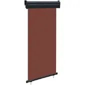 vidaXL Balkongmarkis 105x250 cm brun