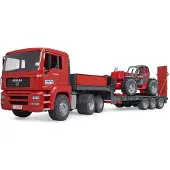 BRUDER Lastbil - MAN TGA m. Manitou teleskoplastare - 02774 - - One Size - Bil