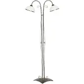 Luminex Golvlampa Antica , Vitt / opal, Vardagsrum / matsal, Glas, Lantlig / rustik, Golvlampa