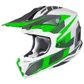 HJC i50 Argos MC4 Crosshjälm Svart/Grön/Vit 2XL Unisex sort