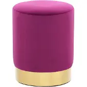 Super Merchant Vidaxl Pall, Lila-Guld, Sammet 28 X 36 Cm