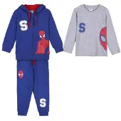Cerda Spiderman Cotton Brushed Spiderman Träningsdräkt 3 Bitar